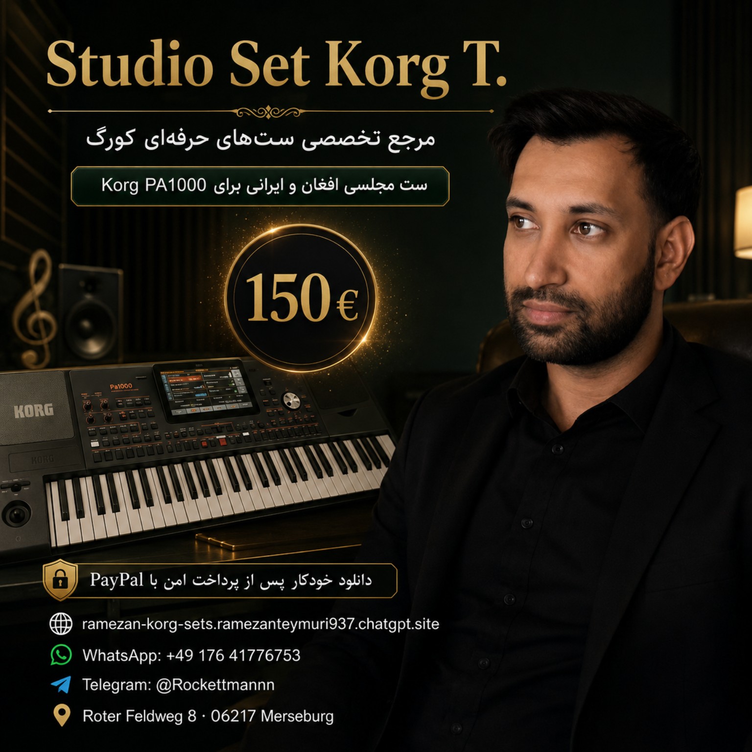 Ramezan Teymuri — Studio Set Korg T.